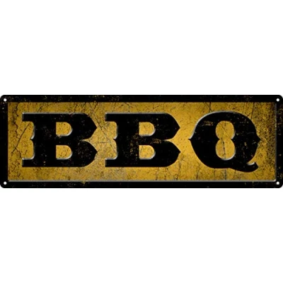Image of Grindstore BBQ Slim Tin Sign 30.5x10.1cm