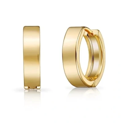 Image of Philip Jones Gold Plated Huggie Earrings