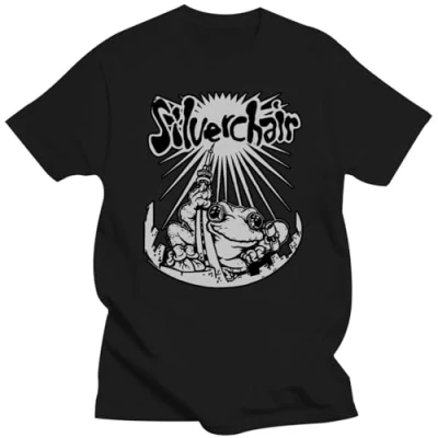 Image of SHAN FENG Silverchair Frogstomp Vintage Retro Graphic Tee T Shirt Grunge Punk Band Black XL