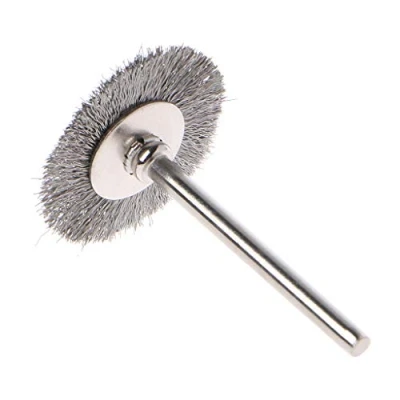 Image of Folewr Wire Wheel Brush, Stainless Steel Blade Rotary Tool for Mini Drill Polishing Accessories 10pcs 22mm