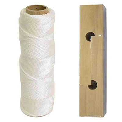 Image of Marshalltown M620 White Masons Brick Line 285FT with Wooden Blocks 1 Pair