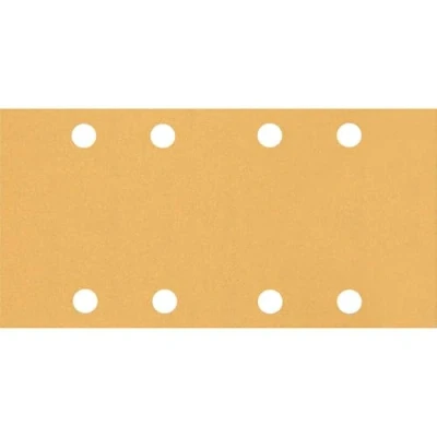 Image of Bosch Professional 10x Expert C470 Sandpaper (for Hardwood, Paint on wood, 93x186 mm, Grit 120, Accessories Orbital Sander)