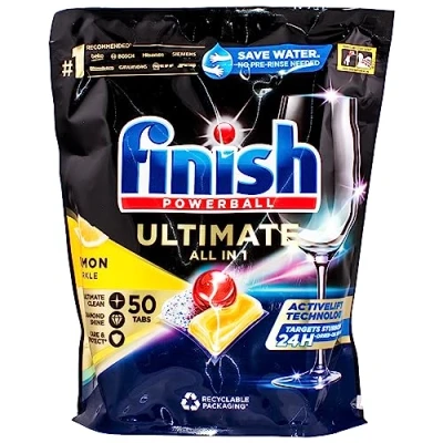 Image of Finish Quantum Ultimate Dishwasher Tablets Lemon 50