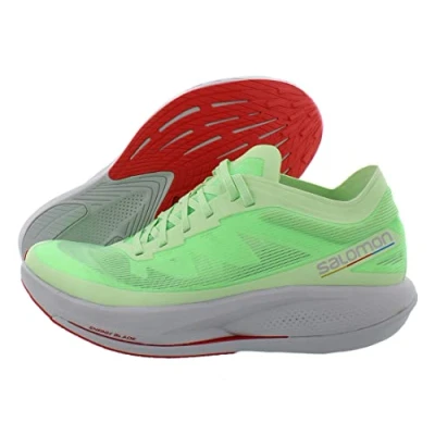 Image of Salomon Phantasm Women&#039;s Size 4 Green Running Shoes Lightweight, Breathable Mesh for Speed &amp; Comfort