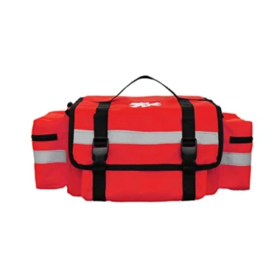Image of Professional First Responder Bag，Medical Trauma Bag with Reflective，Large Capacity Aid Medical Bag（Bag ONLY (Red)