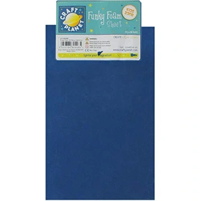 Image of 12 x 18 Funky Foam Sheet, (Single Sheet 2mm) Blue
