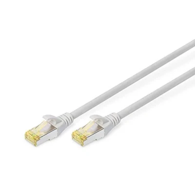 Image of DIGITUS DK1644A030 S FTP Network Cable Cat.6A Double Lsoh Shielded, 3 m, Grey, Cat 6A Patch LSZH
