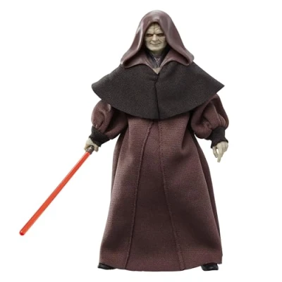 Image of Star Wars the Black Series Darth Sidious, Revenge of Sith Collectible 6 Inch Action Figure