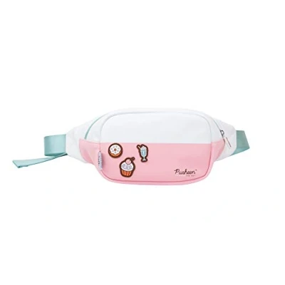 Image of Grupo Erik Pusheen Adjustable Bumbag Pink Waist Bag, Fanny Pack, Belt Moon Belly Bum Bag Gifts Cat Cute