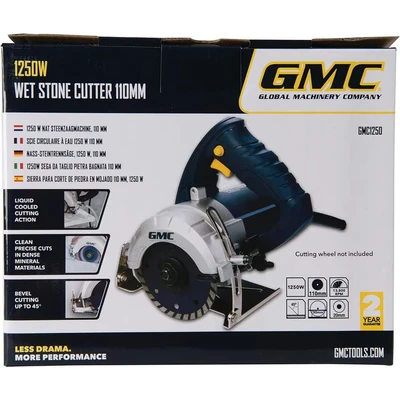 Image of GMC 1250W Wet Stone Cutter 110mm GMC1250 UK