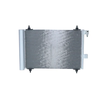 Image of 1610161080, 6455CP, 6455FX, 6455GY, 9652775780 Condenser NRF EASY FIT 35649 with dryer, seal ring 14,4mm 11mm Aluminium 515mm