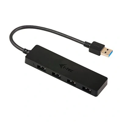 Image of i tec 4 Port USB 3.0 Ultra Slim HUB for Macbook, Mac Pro/mini, iMac, Surface Pro, XPS, Notebook, PC, Flash Drives, Mobile HDD Windows MacOS Android ChromeOS