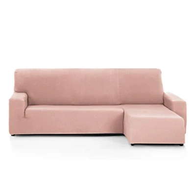 Image of Martina Home Cover for chaise longue, model Túnez, salmon colour, short corner part on the right