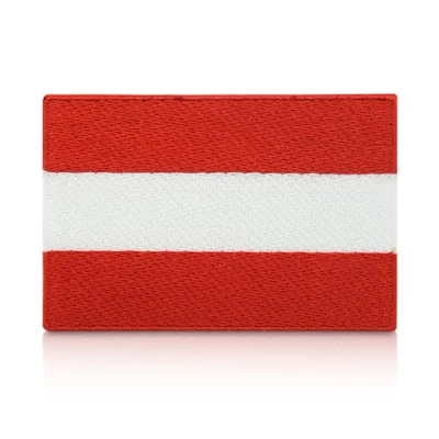 Image of Austria Flag Patch for Ironing and Sewing Coat of arms Embroidery Patch, ironable Tactical Airsoft Iron on Patches, Austrian Badges Finally Home