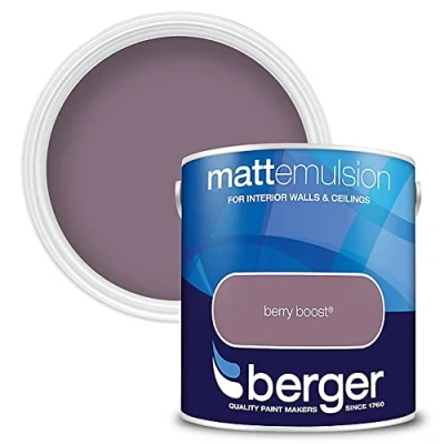 Image of Berger Matt Emulsion 2.5L Berry Boost