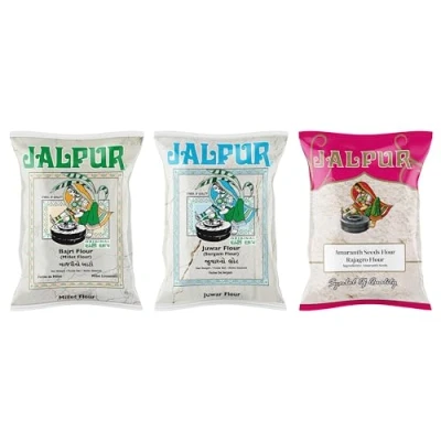 Image of Jalpur Millers Flour Combo Pack Millet 1kg Sorgham Amaranth Seeds 500g (3 Pack)