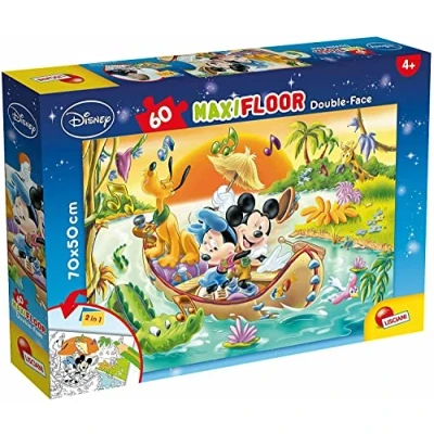Image of Disney 48236 Puzzle Df Supermaxi Cars, Size 70 x 50 cm. with 60 Pieces, Multi Colour, One