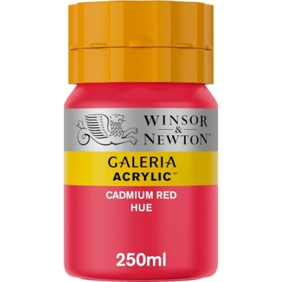 Image of Winsor &amp; Newton Galeria Acrylic 250ml CADMIUM RED HUE