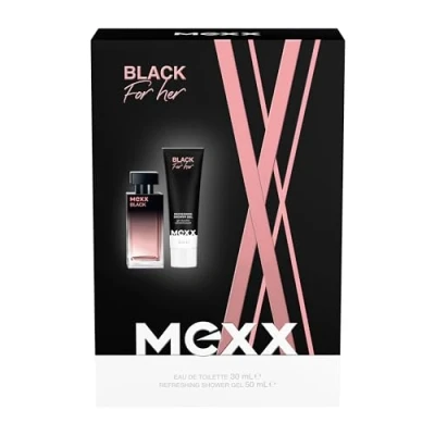Image of MEXX Black Woman Eau de Toilette Gift Pack 30 ml + Shower Gel 50