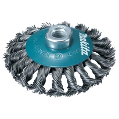 Image of Makita D 77584 Bevel Knotted Brush 115xM14 2