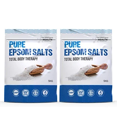 Image of Pure Epsom Salts Magnesium Sulphate Bath Salt (5 kg (Pack of 2))