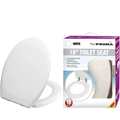 Image of NTI 23130C Prima MDF Universal Toilet SEAT, White