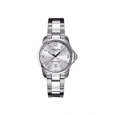 Image of Certina Men&#039;s Analogue Quartz Watch with Stainless Steel Plated Strap C001.410.11.037.00