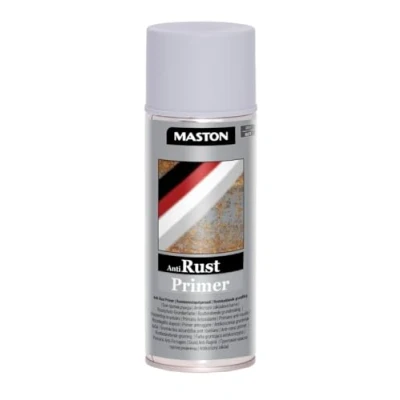 Image of Maston Primer Rust Protection Spray Paint 400 ml Grey