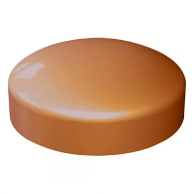 Image of Timco Two Piece Screw Caps Oak (Size to Fit 3.5 4.2 100 Pieces)