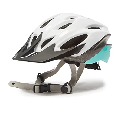 Image of Raleigh CSH1133L Mission Evo Lightweight Adjustable Unisex Cycling Helmet Size 58 62cm in White and Mint