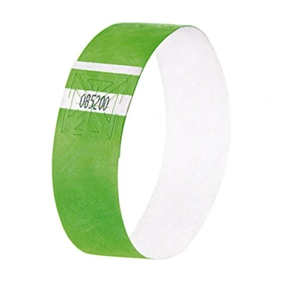 Image of SIGEL EB212 Event Wristband, soft, 25.5 x 2.5 cm, neon Green, 120 Pieces