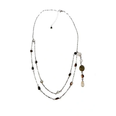 Image of Orphelia WoMens 925 Sterling Silver Necklace ZK 2585 One Size