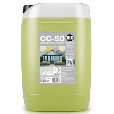 Image of HLS Supplies 25L CC 50 UPVC Cleaner and Restorer White Conservatory Roof &amp; Window Frame Wash