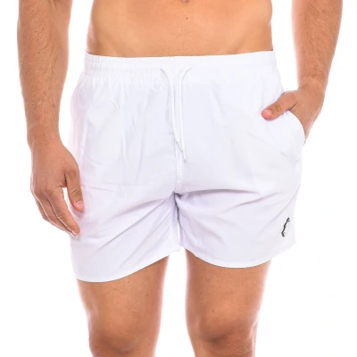 Image of U.S. POLO Mens Boxer swimsuit 68128 men White Size Medium