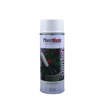 Image of PlastiKote PKT27203 Spray Paint Jasmine White, 1 Count (Pack of 1)