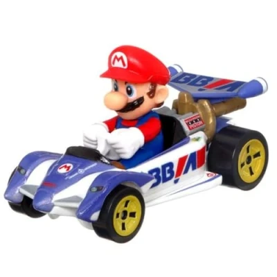 Image of Hot Wheels Mario Kart Vehículo De Juguete Circuito Especial