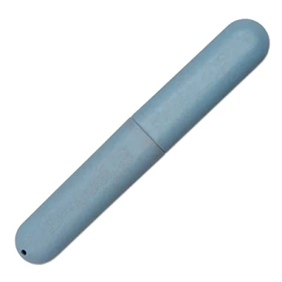 Image of Dental Aesthetics Eco Wheat Straw Toothbrush Travel Case x 1 (Blue)