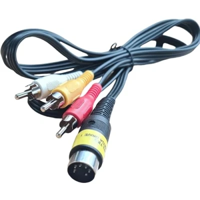 Image of CoolNovelties Sega Mega Drive 1, Master System 1 &amp; Genesis TV Audio/Video RCA Cable