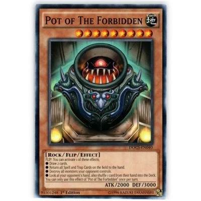 Image of Yu Gi Oh! Pot of The Forbidden (DOCS EN040) Dimension Chaos 1st Edition Common