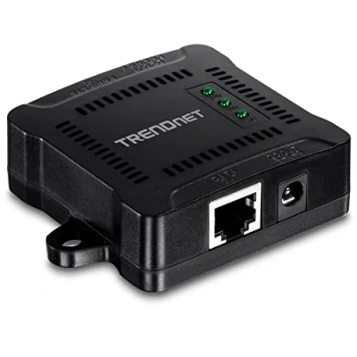 Image of TRENDnet Gigabit PoE Splitter, Wall Mountable, Adjustable Voltage Output, Powered, TPE 104GS