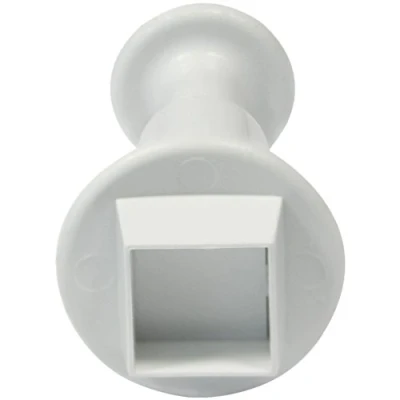 Image of PME MS159 Square Plunger Cutter, Medium Size, 10 mm, White