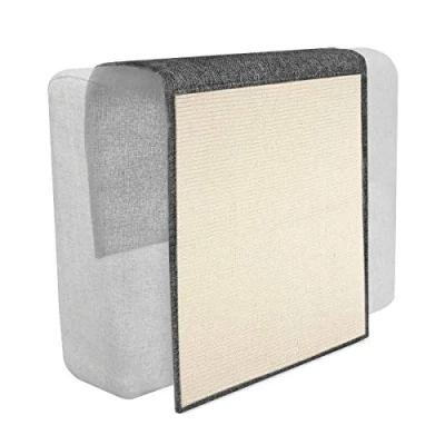 Image of Navaris Cat Scratch Mat Sofa Shield Natural Sisal Furniture Protector Scratching Pad for Cats Carpet Bed, Chair