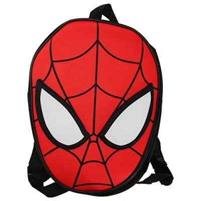Image of Spiderman TMSPID001173 Childrens/Kids Official Face Backpack/Rucksack