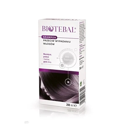 Image of Biotebal shampoo against hair loss 200ml for scalp and hair, also dyed with a tendency to fall out
