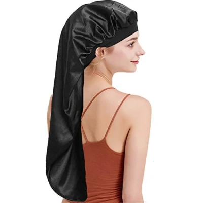 Image of Simoda Satin Bonnet Long Sleeping Cap for Hair,Braids,Dreadlocks Curly Hair(#5)