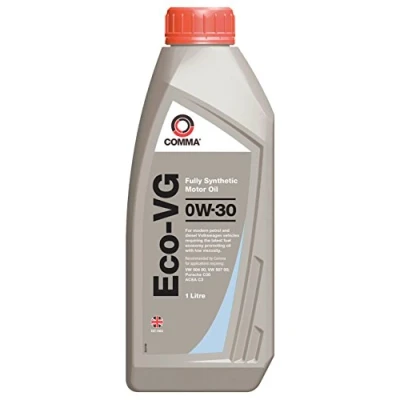 Image of 2015101010K3 Engine Oil COMMA Eco VG ECOVG1L 0W 30 1l Synthetic AUDI: A6 C7 Saloon, A4 B8 A3 Sportback, VOLKSWAGEN: Golf 7