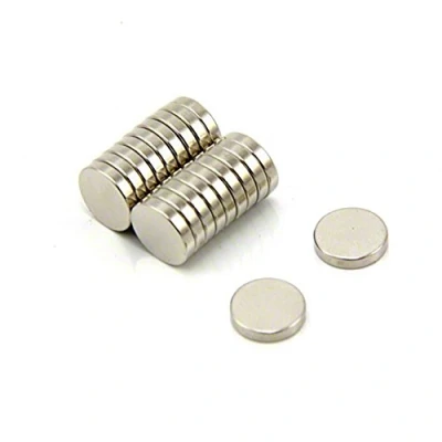 Image of N35 Neodymium Magnet for Arts, Crafts, Model Making, DIY, Hobbies, Office, and Home 10mm dia x 2mm thick 1kg Pull Pack of 200