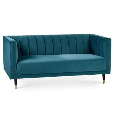 Image of Julian Bowen Sofas, Teal, 2 Seater