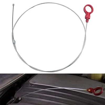 Image of HUSHUI Auto Oil Dipstick Compatible for Chrysler 8863B 9336A Transmission Trans Fluid Level Dip Tool