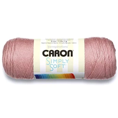 Image of Caron Simply Soft Acrylic Aran Knitting Wool Yarn 170g 9721 Victorian Rose